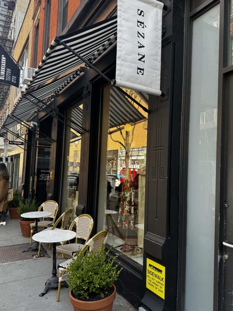 Weekend in Paris: 12 Simple Yet Smart Tips 5 explore parisian brand while spending a weeknd in paris. sezane store front nyc