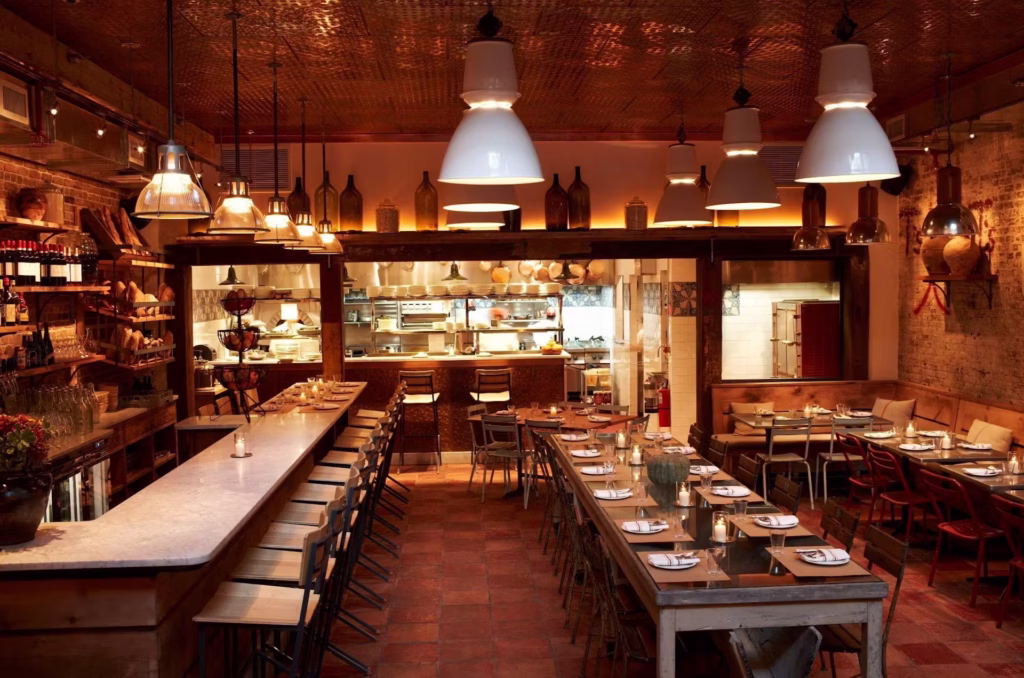 Il Buco restaurant in Greenwich Village offering intimate candlelit dining among NYC romantic restaurants.
