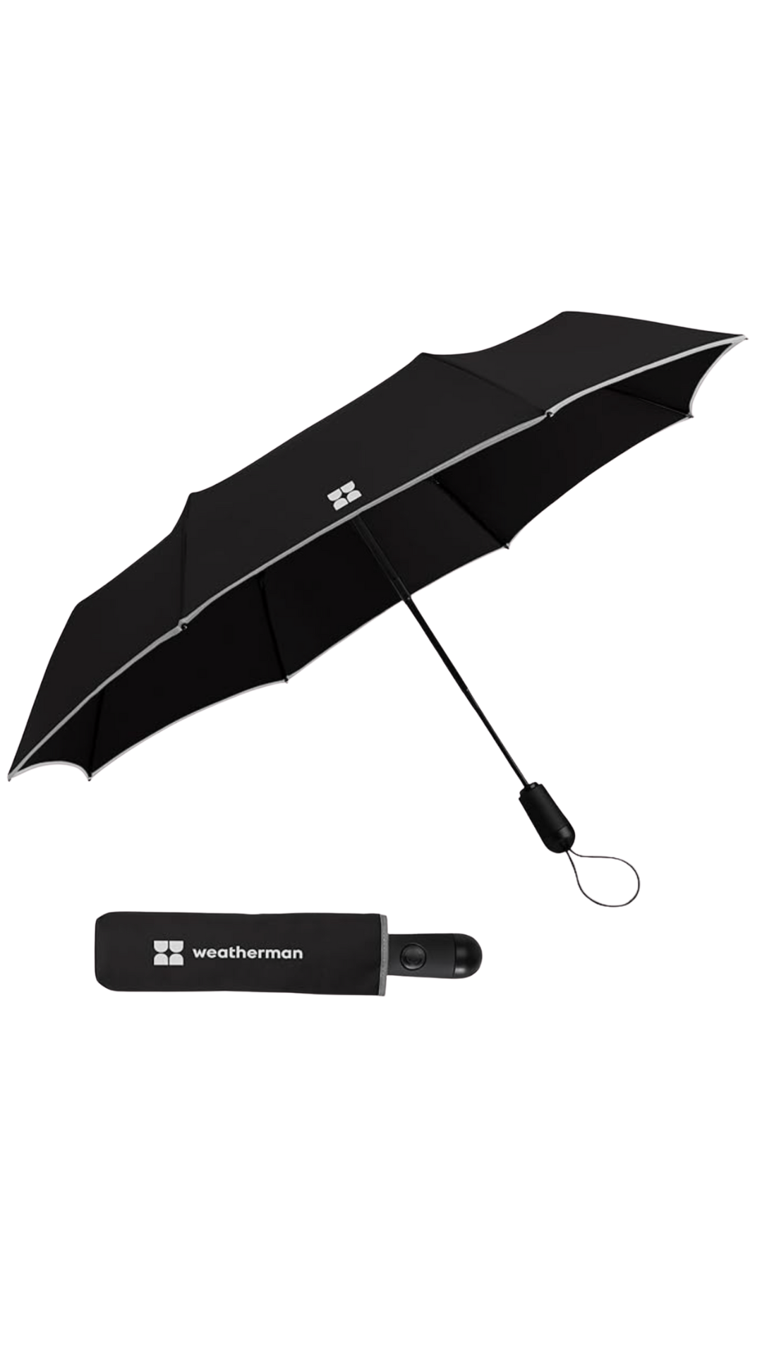 Style Essentials and Resources 24 style guides and travel essentials for women showing travel umbrella