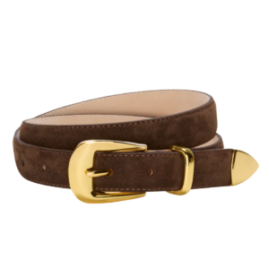 Fifth and Paris 24 Brown suede belt fall accessory what to wear
