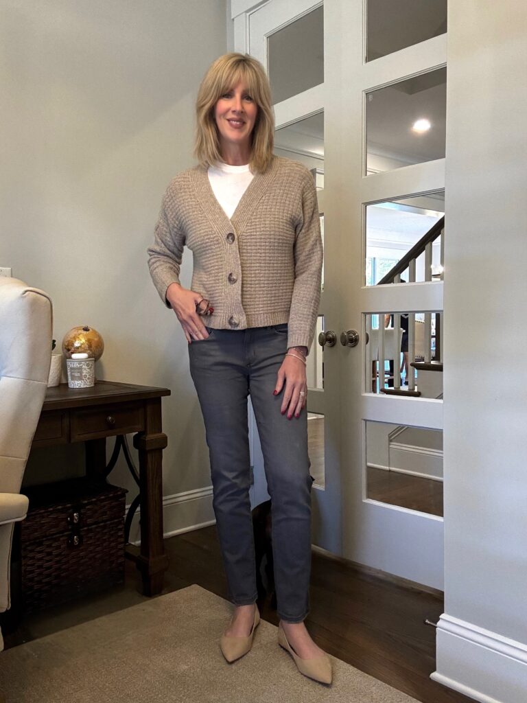 The Number One Style Tip That Never Fails 3 Style tip showing woman wearing two different necklines